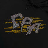 CPA Logo Rhinestone Hoodie Black